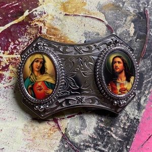 Jesus & Mary Belt Buckle